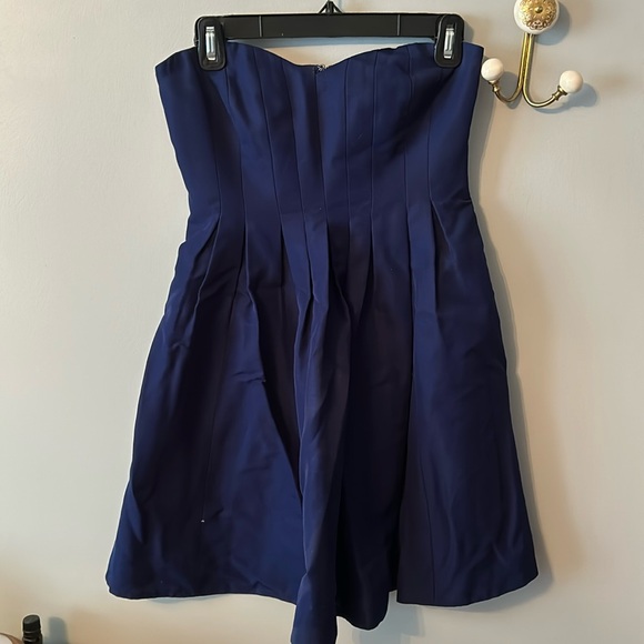 j crew navy bridesmaid dress Navy Blue illusion neckline j.crew bridesmaid dress